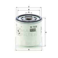Фильтр масляный MANN-FILTER W 7008